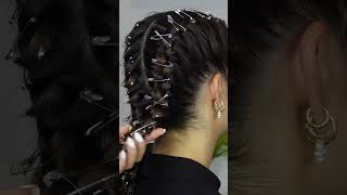 So Satisfying! Accessorizing #asmr #hairsounds #braids #asmrrealperson #hairstyle #asmrrealperson