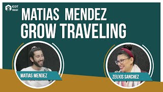 ICOCAST recibe Matias Mendez de Grow Traveling Chile