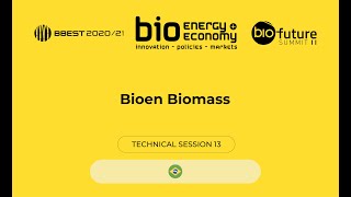 Technical Session 13 - Bioen Biomass