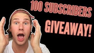 100 SUBSCRIBERS GIVEAWAY!!