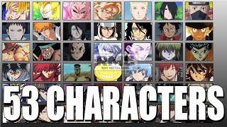 MY 53 CHARACTER DREAM ROSTER FOR JUMP FORCE (OR THE NEXT GAME)