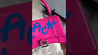 Unboxing My Customized Hot Pink Balenciaga Hourglass bag