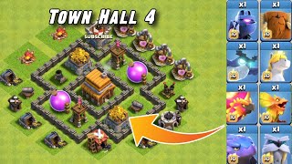 Every New & Old Pets VS Town Hall 4 Max Base | Clashofclans