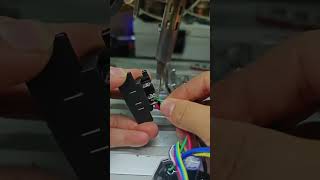 Semi Auto Soldering Machine #cable #soldering #connector