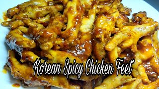 SPICY CHICKEN FEET| Korean Fire Spicy Chicken Feet| Maeun Dakbal .