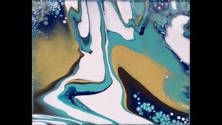 Acrylic Pouring With Your Neighbor! NC Artist Collaboration!