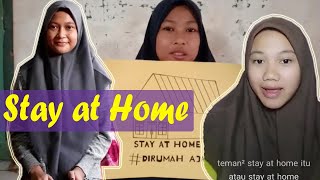 STAY AT HOME Ala Siswa SMP