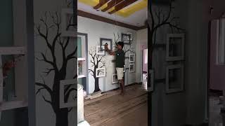 3d wall tree painting designs#shorts