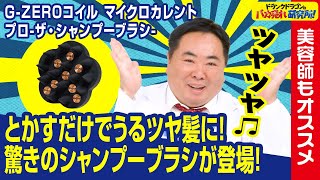 【美容師もオススメ！】ブラッシングするだけでうるツヤ髪になる！「G-ZEROコイル マイクロカレント プロ-ザ・シャンプーブラシ-」とは！ドランクドラゴンのバカ売れ研究所　公式