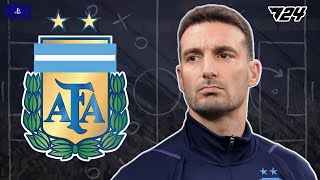 ESQUEMA TÁTICO / ARGENTINA DE LIONEL SCALONI /FC24 PS4-PS5 -XBOX -PC