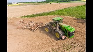 Příprava půdy - John Deere 9330 + Väderstad TopDown 500