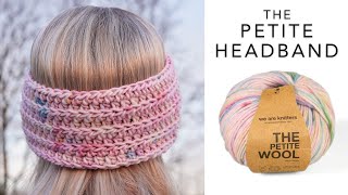 The "PETITE" Headband - EASY Crochet Headband Tutorial