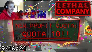 I FINALLY Reached QUOTA 10 in Lethal Company!! | gamerboy80 VODS 9/16/24