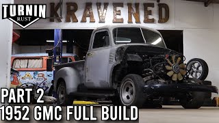 Swapping Over The 5.3 LS | 1952 GMC 3100 Restoration Part 2 | Turnin Rust