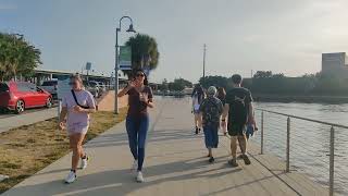 🇺🇸 The Tampa Riverwalk | Walking Tour FullHD