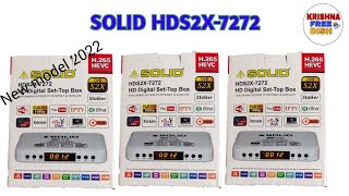 Solid HDS2X-7272 Mpeg4 hd set top box|dd free dish|solid set top box