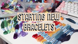 Starting New Bracelets [CC] || Vlog 26