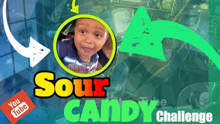 giving sour candy to a 3yr old