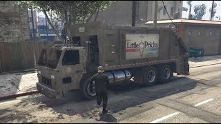 Grand Theft Auto V - Three Trash Truck Deliveries - (solo) - MC Sales