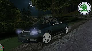 GTA San Andreas Škoda Octavia MKIII 2013 night 🌙 drive ,with realistic graphics mod.