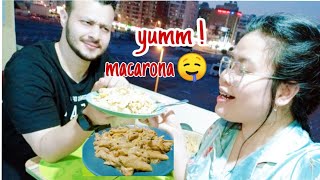 MACARONA BASHAMEL/NO OVEN,NO PROBLEM !!CREAMY PASTA/HOW TO COOK  BASHAMEL/EGYPTIANFILIPINA COUPLE