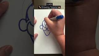 Everyone Can Draw! - LUIGI ✍️ Drawing Tutorial 😀 #nintendo #supermario #luigi #mariobros #rugormat