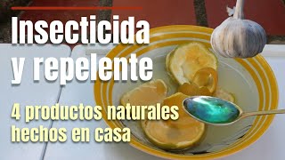 Repelente insecticida natural para eliminar plagas en el huerto