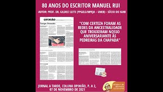 80 Anos de Manuel Rui