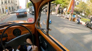 Crashing a film set with my friend in his Alpina (VW Beetle POV)