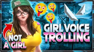 "can you say uwu?" ;) | Valorant Girl Voice Trolling