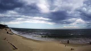 Storm passing on the Chesapeake Eastern Shore Virginia Time Lapse JBOTV Field Footage