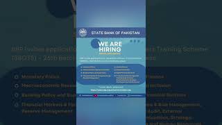 SBP 26th Batch Training Officers https://www.sbp.org.pk/careers/status.asp