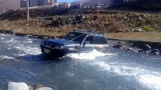 Фиагдон. Непокорный подъем.Чуть не перевернулся на Nissan Patrol Y 61.