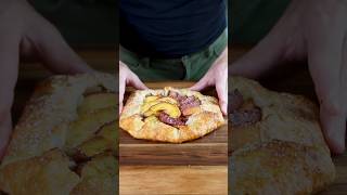 How to Make a Peach Galette | #shorts #summer