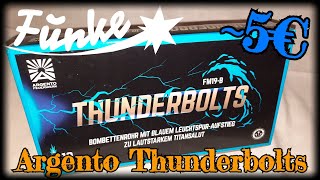 Argento/ Funke Thunderbolts | Salut Singleshots | PyroBANG!