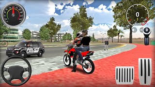 Xtreme Motorbike 2 Players Motocross Dirt Motos Bike Racing Police Race City Android Gameplay