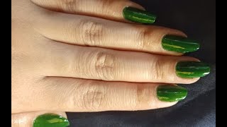 jungle green nails