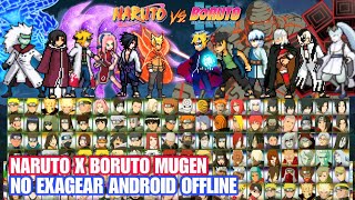 BEST UPDATE!! NARUTO X BORUTO ULTIMATE NINJA STORM MUGEN ANDROID /No Exagear /Anime Mugen ANDROID