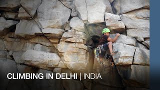 Rock climbing in Delhi: How tough is this?