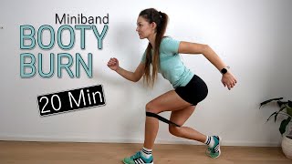 PO + BEINE homeworkout mit MINIBAND inkl. WARM UP und COOL DOWN