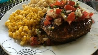 Grilled Pork Chops with Pico de Gallo!!!!!