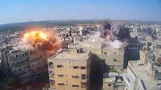 Репортаж из сирийского города после бомбардировок | Report from the Syrian city after the bombing