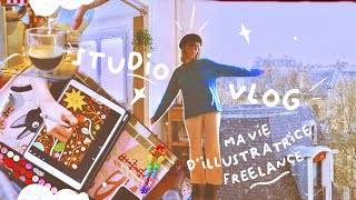 Je peux enfin vous l'annoncer !! ⭐ Studio vlog, en immersion dans ma vie d'illustratrice