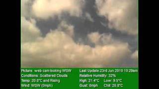 NorthTurtonWeather video file for 23/06/2010