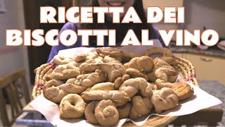 RICETTA DEI BISCOTTI AL VINO🥨