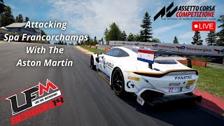 LIVE: ACC LFM | Attacking Spa Francorchamps With The Aston Martin #live #simracing