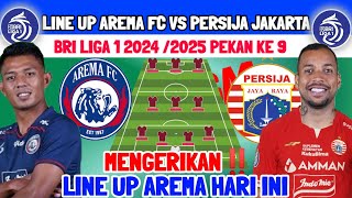 LINE UP AREMA FC VS PERSIJA JAKARTA HARI INI - AREMA VS PERSIJA - LINE UP AREMA FC HARI INI