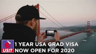 One Year Grad Visa USA - Now Open for 2020