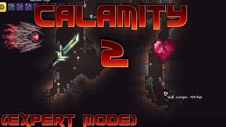 Terraria Calamity (Expert Mode) Ep. 2: Stupid Spiders!!