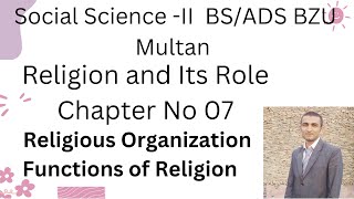 Function of Religion